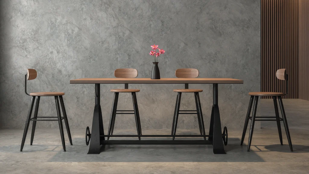 Jadalnia w stylu loftowym